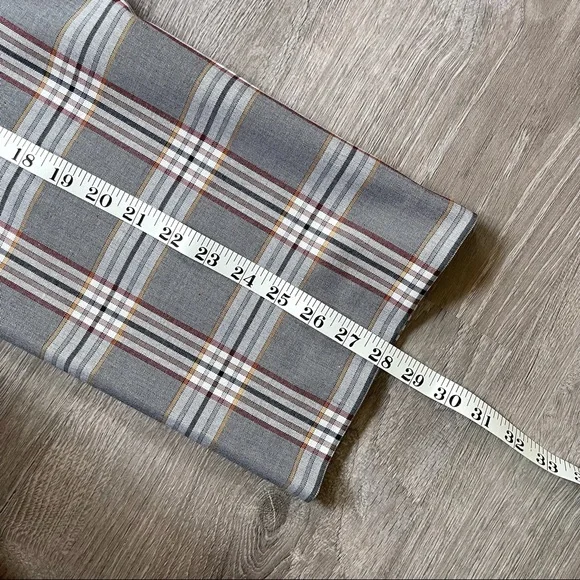 *J Crew Peyton Pant in Bronzed Ochre Rust Plaid - Picture 9 of 12